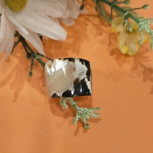 Unique Polished Shell Ring